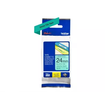 Brother TZe 751 - fita laminada - preto sobre verde - rolo (2,4 cm x 8 m) - 1 rolo(s) - para P-Touch PT-2420, 2430, 2450, 2460, 2470, 2480, 2700, 2