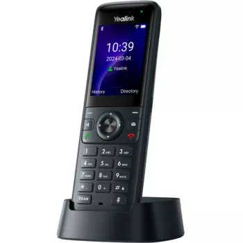 Telefone IP Yealink AX83H preto TFT Wi-Fi