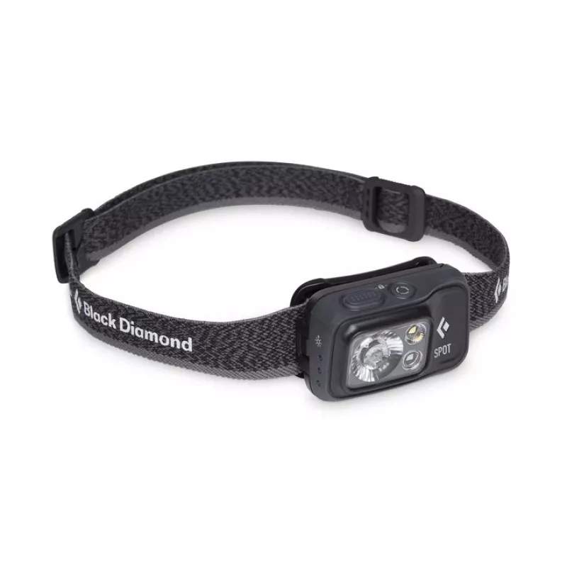 Lanterna frontal LED Black Diamond Spot 400 preto, vermelho