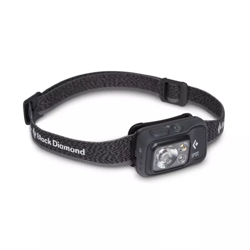 Lanterna frontal LED Black Diamond Spot 400 preto, vermelho