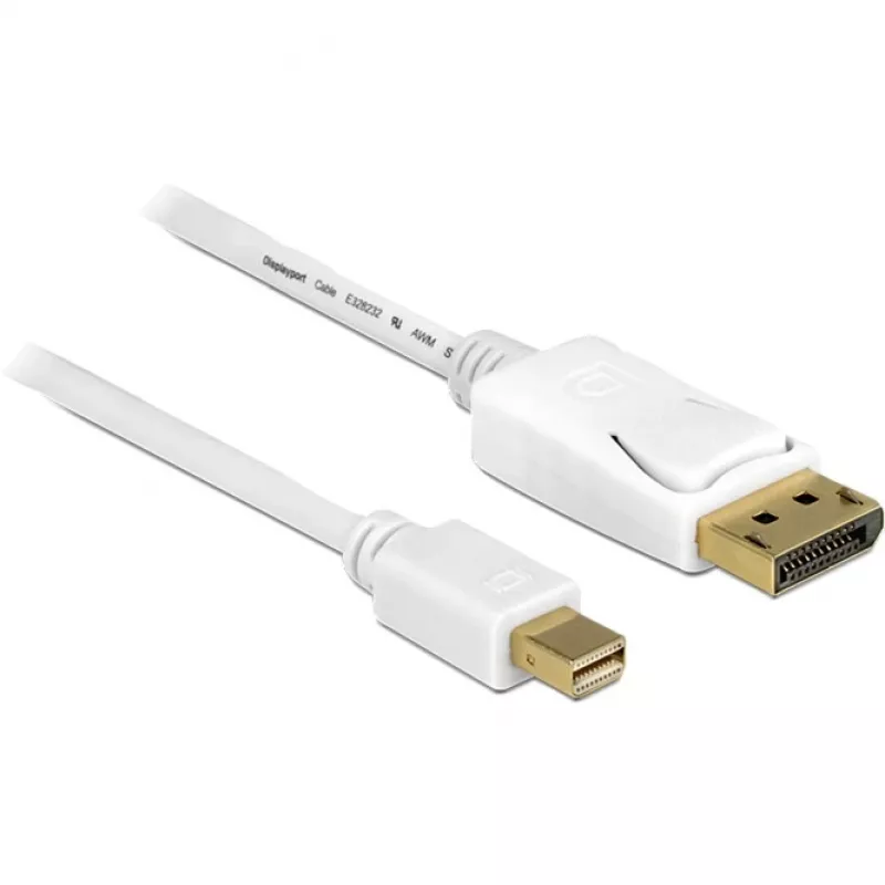 Cabo DisplayPort DeLOCK 83483 Mini DisplayPort 3 m branco