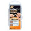 Pilhas de botão Duracell A312 zinco-ar, pack de 6 para aparelhos auditivos e pequenos dispositivos áudio