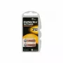 Pilhas de botão Duracell A312 zinco-ar, pack de 6 para aparelhos auditivos e pequenos dispositivos áudio