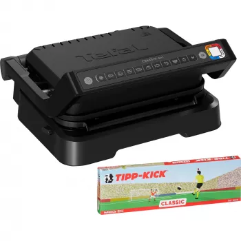 Grelhador de contacto Tefal, placa de grelhar canelada, removível, placa de grelhar: 30x20 cm, revestimento antiaderente, a (1446348)