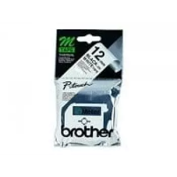 Fita de etiquetar Brother M-K231S preto sobre branco