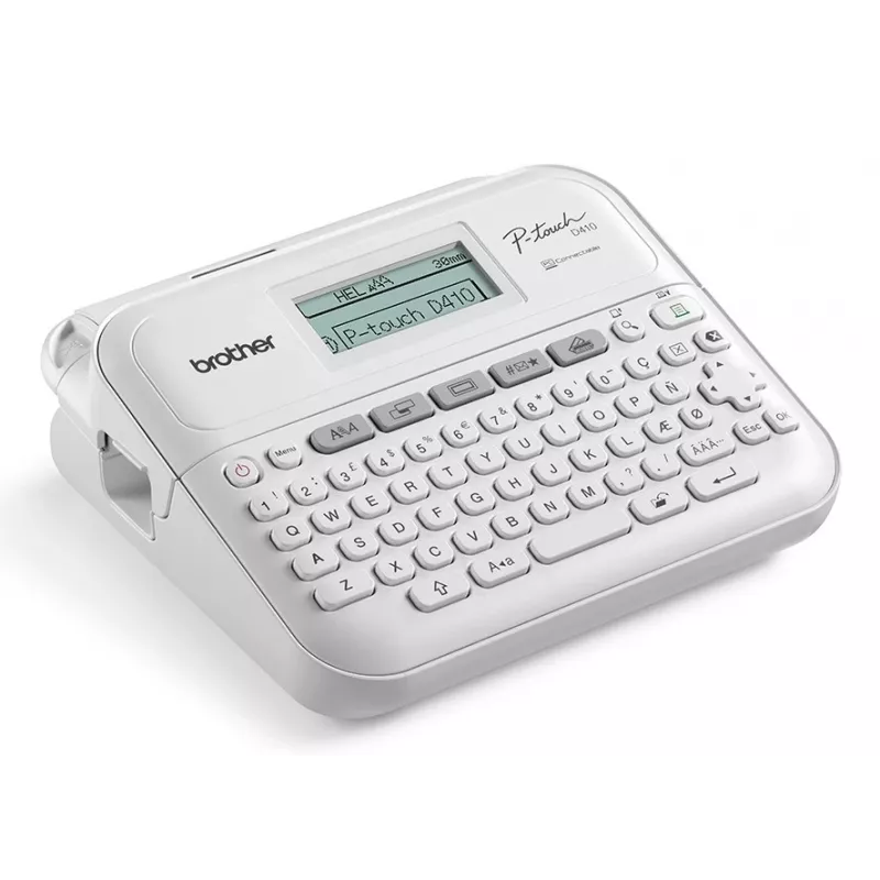 Brother PT-D410VP impressora de etiquetas ZINK (Zero-Ink) 180 x 180 DPI com fios TZe QWERTZ