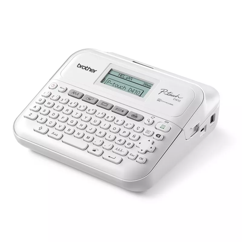 Brother PT-D410VP impressora de etiquetas ZINK (Zero-Ink) 180 x 180 DPI com fios TZe QWERTZ