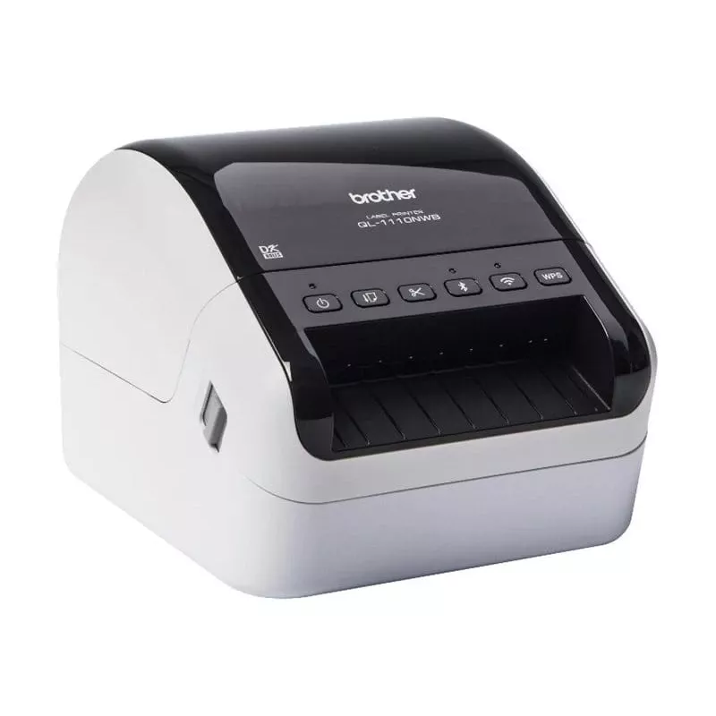 Impressora de etiquetas Brother QL-1110NWBC térmica direta 300x300 DPI 110 mm/s com fios sem fios