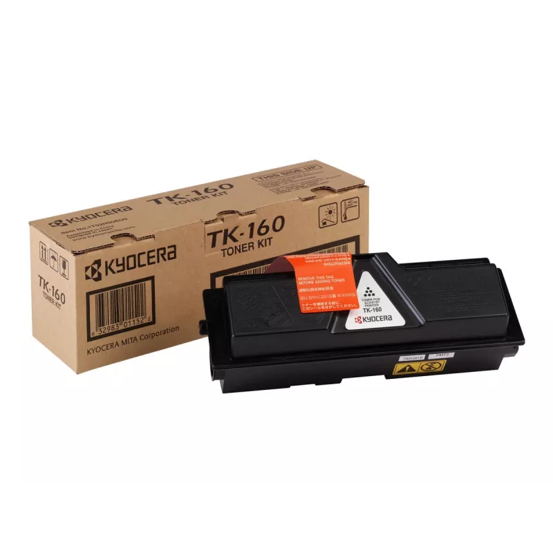 Kyocera TK-160 - 1T02LY0NLC - toner preto - para ECOSYS P2035d, P2035d/KL3, P2035dn, P2035dn/KL3; FS-1120D, 1120D/KL3, 1120DN, 1120DN/KL3