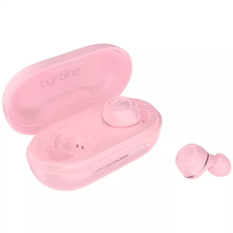 Turbine AirLinks Lite, auscultadores rosa, Bluetooth, USB-C