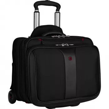 Wenger Patriot conjunto de trolley de negócios de 2 peças - preto
