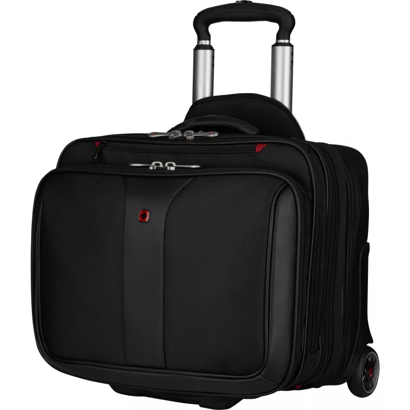 Wenger Patriot conjunto de trolley de negócios de 2 peças - preto
