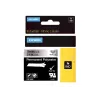 DYMO 19 mm RHINO poliéster permanente - preto sobre cinzento - poliéster - D1 - Bélgica - caixa (S0718200)