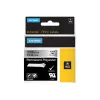 DYMO 19 mm RHINO poliéster permanente - preto sobre cinzento - poliéster - D1 - Bélgica - caixa (S0718200)