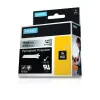 DYMO 19 mm RHINO poliéster permanente - preto sobre cinzento - poliéster - D1 - Bélgica - caixa (S0718200)