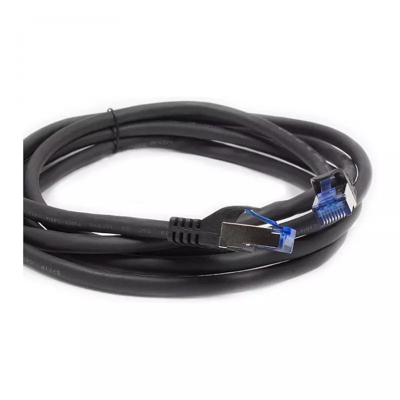 RNS® cabo de patch SmartFLEX, Cat.6A, S/FTP, PiMF, sem halogéneos, 500MHz, preto, 25m, Good Connections® (8060-SF250S)