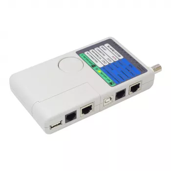 Alcasa GC-N0097 testador de cabos de rede UTP/STP testador de cabos cinzento (GC-N0097)