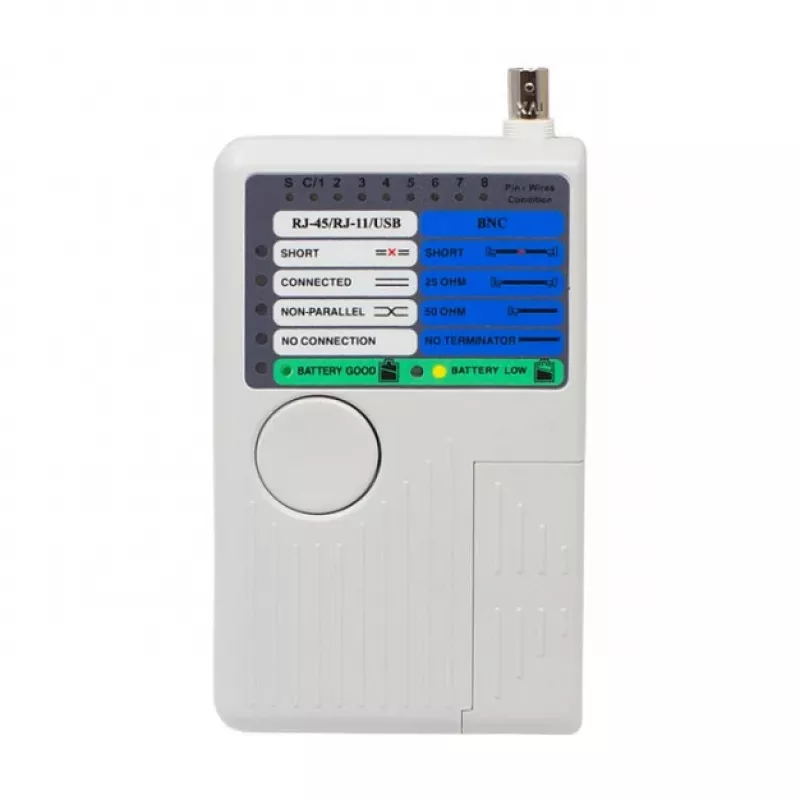 Alcasa GC-N0097 testador de cabos de rede UTP/STP testador de cabos cinzento (GC-N0097)