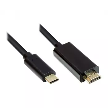 Good Connections GC-M0101 – 2 m – HDMI tipo A (standard) – USB Type-C – ficha – ficha – reto