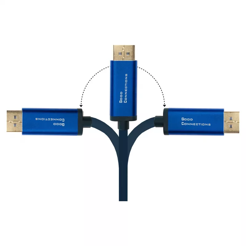 Alcasa 4812-CSF015B Cabo adaptador USB-C para DisplayPort de 1,5 m, macho - macho, reto (4812-CSF015B)