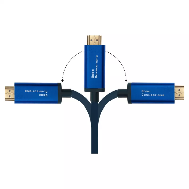 Good Connections GC 4520-CSF010B - Cabo adaptador USB-C > HDMI, 4K@60Hz, flexível, 1,0 m - Digital/Dados - Digital/Ecrã/Vídeo