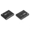 Alcasa Comutador HDMI - HDMI - Preto - Metal - 7680 x 4320 - Dados - Dourado (GC-M0261)