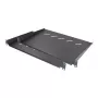 Good Connections GC-N0089 prateleira para rack de 19", 1U, montagem frontal, 300 mm de profundidade, conjunto de 2, preto (RAL 9005)