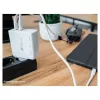 Good Connections GC Carregador rápido USB 140W tecnologia GaN, 2x USB-C, PD 3.1, QC 5.0, PPS branco -• Carregador rápido USB 140W• para smartphones