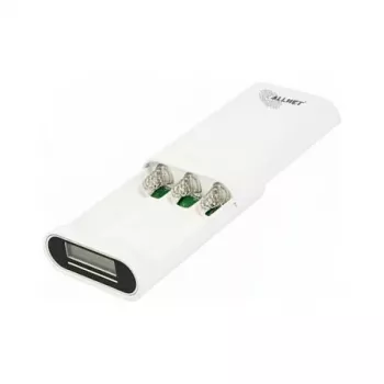 ALLNET Powerbank 18650 3,7V embalagem de 3 unid. branco ALL-PB104 - Pilha - Micro (AAA)