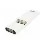 ALLNET Powerbank 18650 3,7V embalagem de 3 unid. branco ALL-PB104 - Pilha - Micro (AAA)