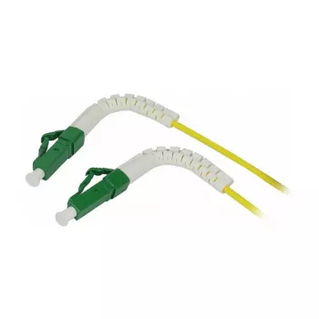 Synergy 21 Cabo de patch de fibra ótica 1 fibra 1.5mtr.LC(APC)-LC(APC) - 9/125u - OS2 - G657A2 - AD=2mm - proteção anti-dobra flexível (S215702)