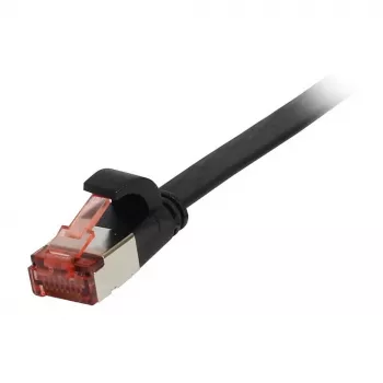 Synergy 21 Cabo de patch RJ45, CAT6 250 MHz, 10 m preto, FTP(U/FTP), TPE(Superflex), plano, Synergy 21, - Digital/Dados - Rede