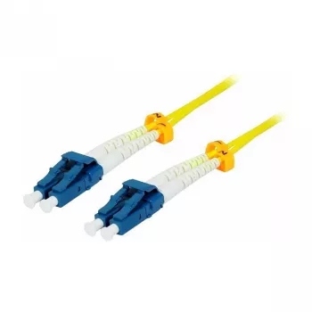 Synergy 21 Cabo de rede de fibra ótica 2 fibras 2m LC-LC 9/125um OS2 AD 2mm G657.A2 – fibra monomodo – 2 m