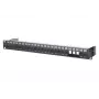 METZ CONNECT BTR E-DAT C6A módulo 24 portas 180°M - patch panel - preto - 1U - 24 portas (130920-BK-E)