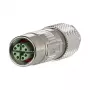 METZ CONNECT MMF881A315. Ficha: M12, cor do produto: prateado, norma de cabo: Cat6a (MMF881A315)