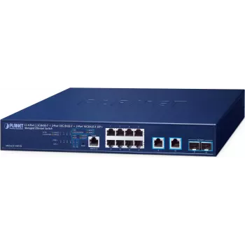Switch gerido L3 PLANET MGS-6311-10T2X 8 portas 2.5GBASE-T 10G Ethernet