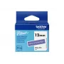 Fita de etiquetagem Brother BTAG-F35 branco sobre roxo 1,2 cm 4 m