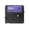 Fita de etiquetagem Brother BTAG-F35 branco sobre roxo 1,2 cm 4 m