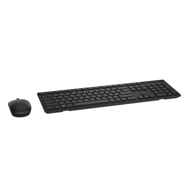 Dell KM636 - conjunto teclado e rato - sem fios - 2,4 GHz - QWERTZ - alemão - preto