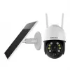 Câmara de segurança IP Foscam B4 Dome 4 MP (2560×1440), Wi-Fi 2,4 GHz, IP65, solar + bateria 5000 mAh, rotação 355°, inclinação 90°