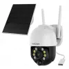Câmara de segurança IP Foscam B4 Dome 4 MP (2560×1440), Wi-Fi 2,4 GHz, IP65, solar + bateria 5000 mAh, rotação 355°, inclinação 90°