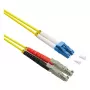 ROLINE cabo de fibra ótica duplex 9/125µm OS2 - LSH APC / LC UPC - LSOH - amarelo - 5 m