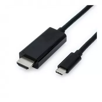 11.99.5841, 2 m, HDMI Type-A standard, USB Type-C, ficha, ficha, reto