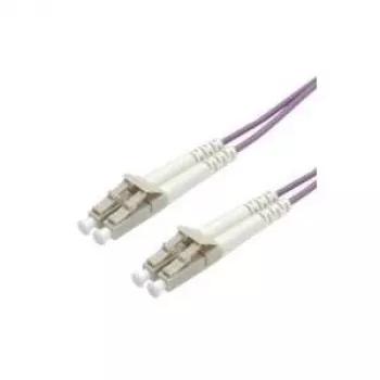 ROLINE cabo de fibra ótica 50/125 µm OM4, LC/LC, violeta 0,5 m (21.15.8750)