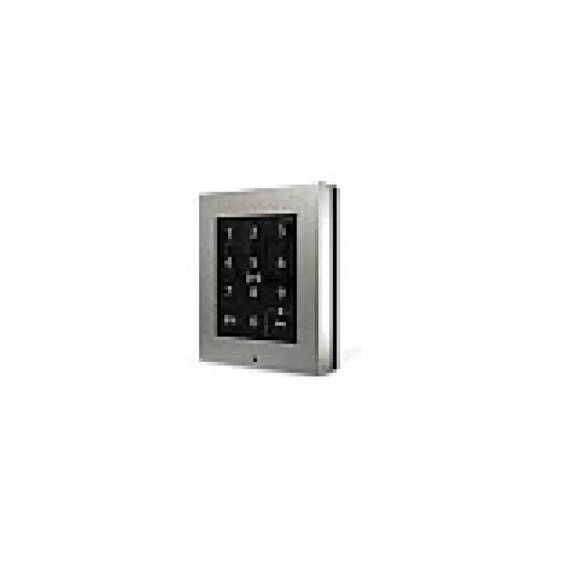 2N Access Unit 2.0 Basic leitor de controlo de acessos com leitor de impressões digitais, leitor de código de acesso e leitor de cartões de acesso