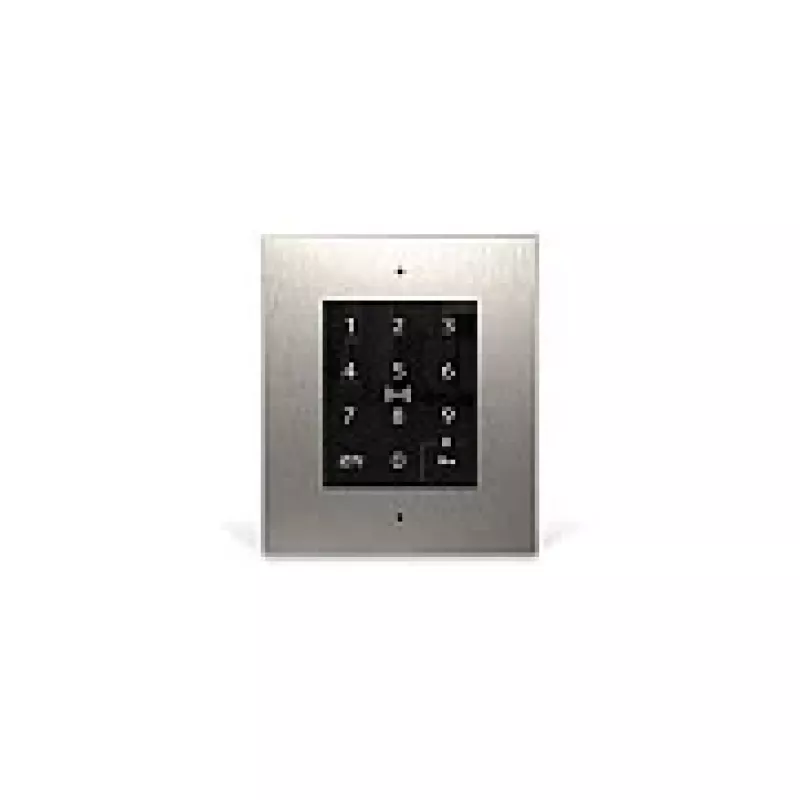2N Access Unit 2.0 Basic leitor de controlo de acessos com leitor de impressões digitais, leitor de código de acesso e leitor de cartões de acesso