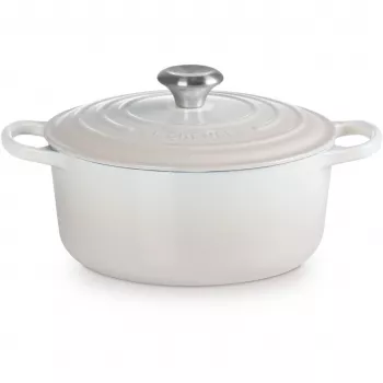 Le Creuset Signature Assadeira redonda 24 cm Meringue (21177247164430)