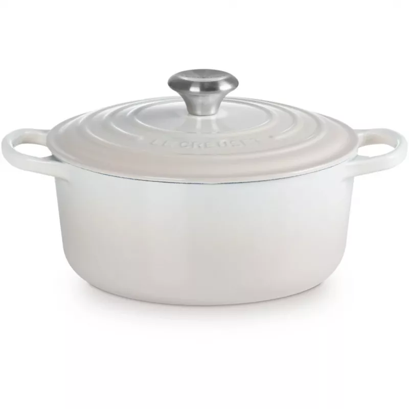 Le Creuset Signature Assadeira redonda 24 cm Meringue (21177247164430)