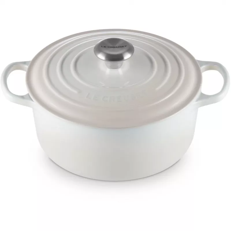 Le Creuset Signature Assadeira redonda 24 cm Meringue (21177247164430)