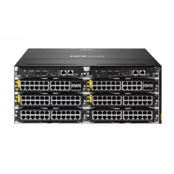 HPE Aruba Networking CX 5420 20p 10M/100M/1G Class4 PoE 4p SFP+ 1G/10G LRM Módulo - Switch - L3 - gerido - 20 x 10/100/1000 (PoE Class 4) + 4 x 1 Gigabit / 10 Gigabit SFP+ - Fluxo de ar